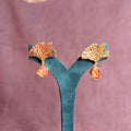 Peacock feather with Stone