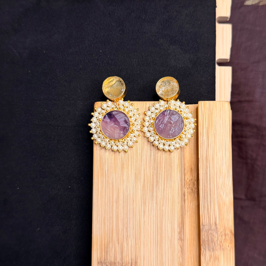 Amethyst Moti Sunflower