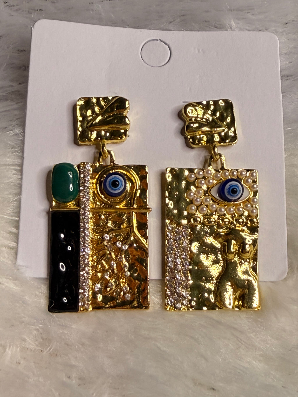 Evil Eye Female Anatomy Earrings