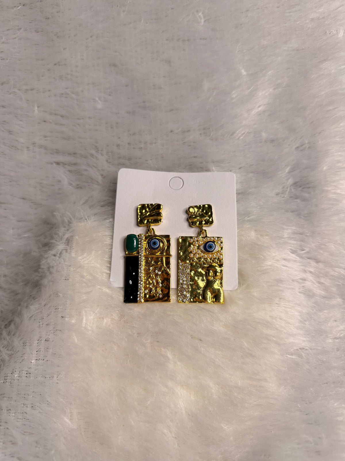 Evil Eye Female Anatomy Earrings