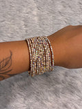 Ivory - Bling Elastic Bracelet
