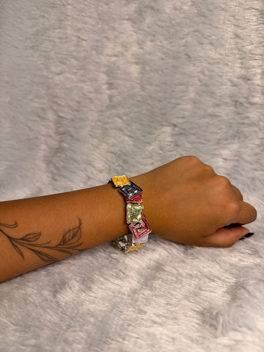 Infinite Squares - Elastic Bracelet