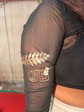 Arm Cuff - Brass Greek Goddess
