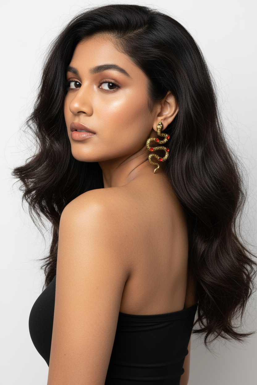 Whissspering Snake Earrings