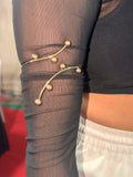 Minimalist arm cuff gold