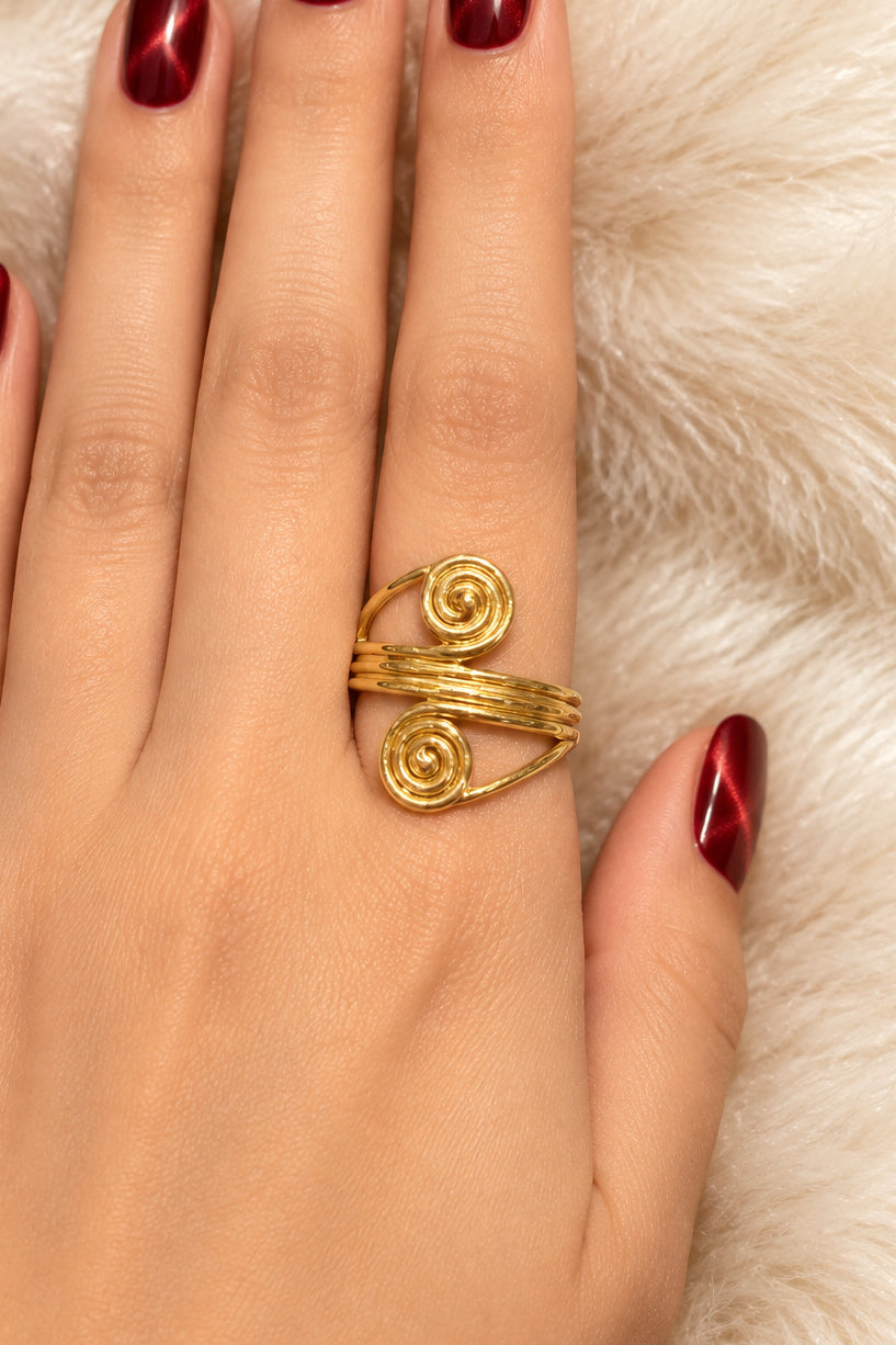 Greek goddess ring