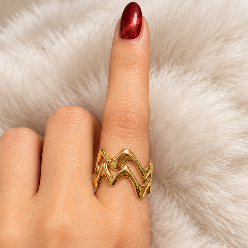 Waves Ring
