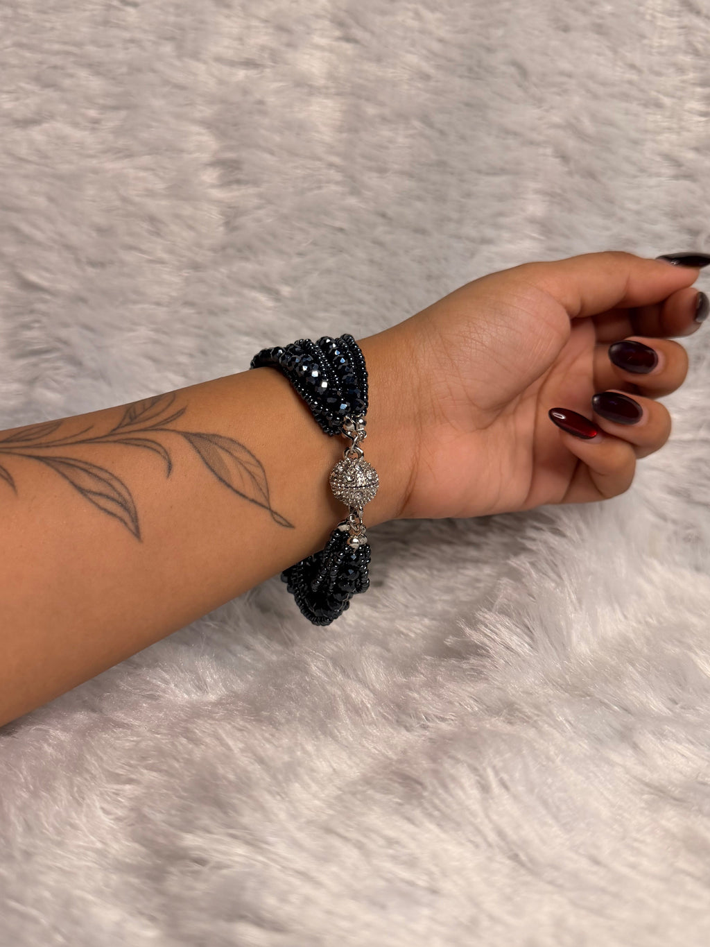 Navy Blue Magnet Bracelet