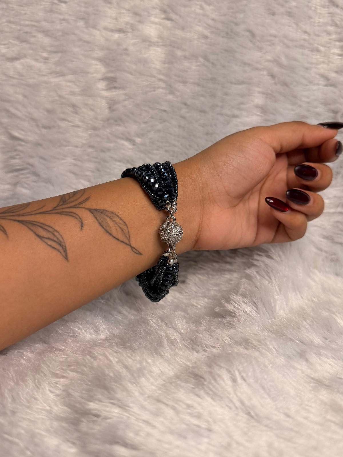 Navy Blue Magnet Bracelet