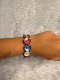 Black Metallic Elastic Bracelet