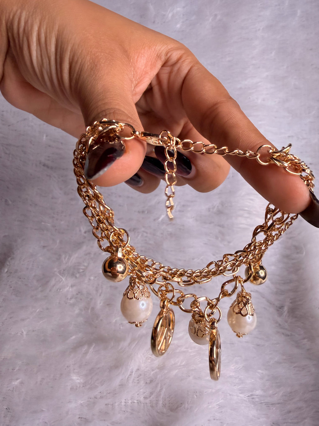 Peace Self Styling Bracelet- 3 Layers