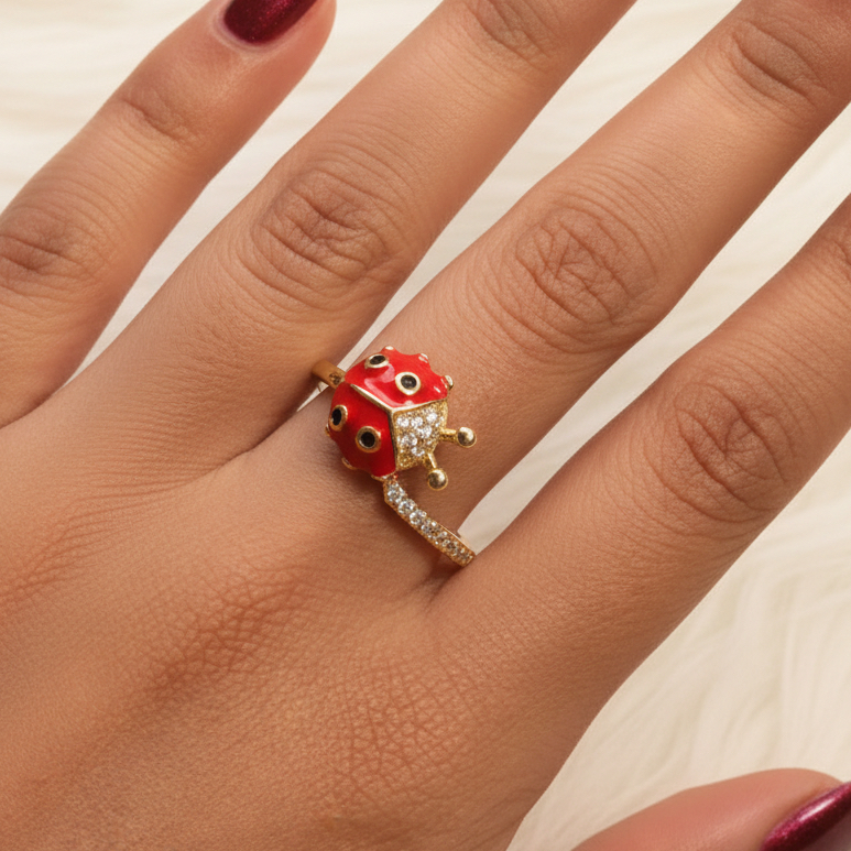Lady Bug Ring