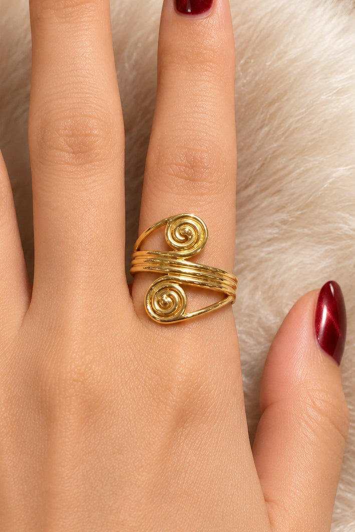 Greek goddess ring