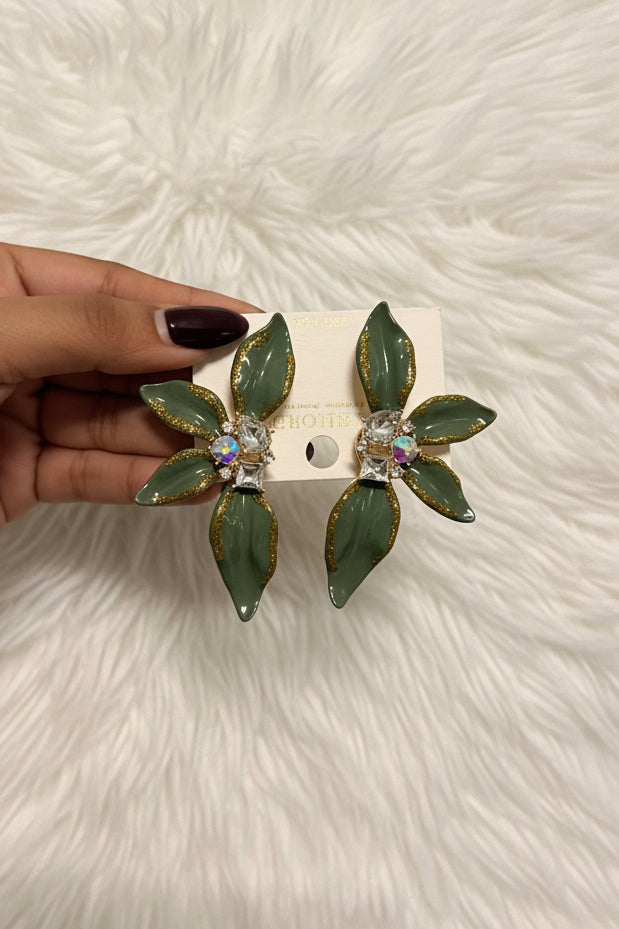 Olive Fool Earrings