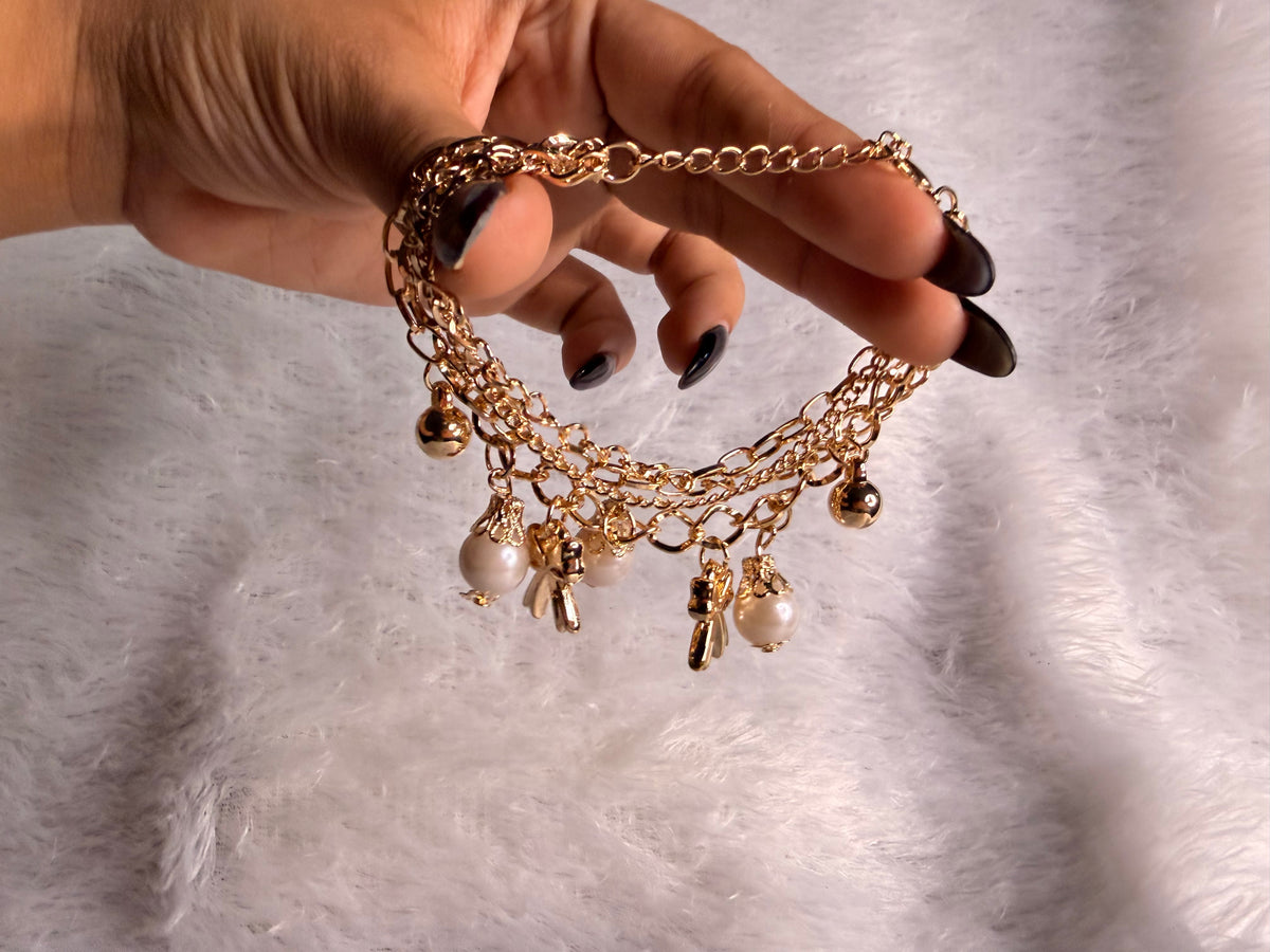 Bow Self Styling Bracelet - 3 layers