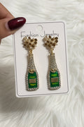 Champagne pop earrings