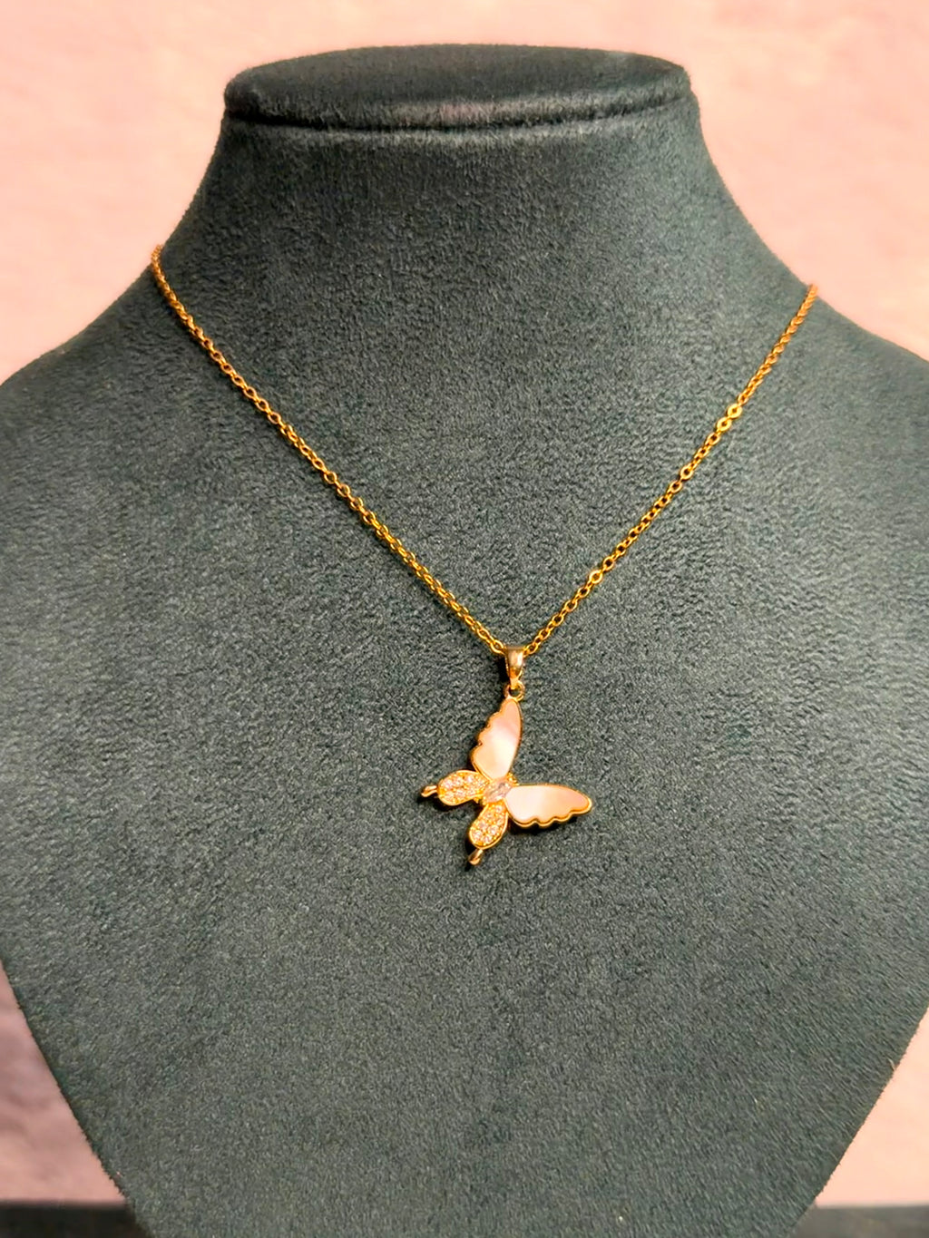 Butterfly pendant Necklace