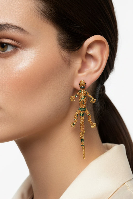Lizard earrings