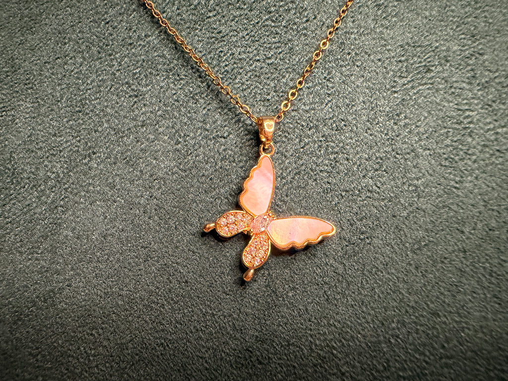 Butterfly pendant Necklace
