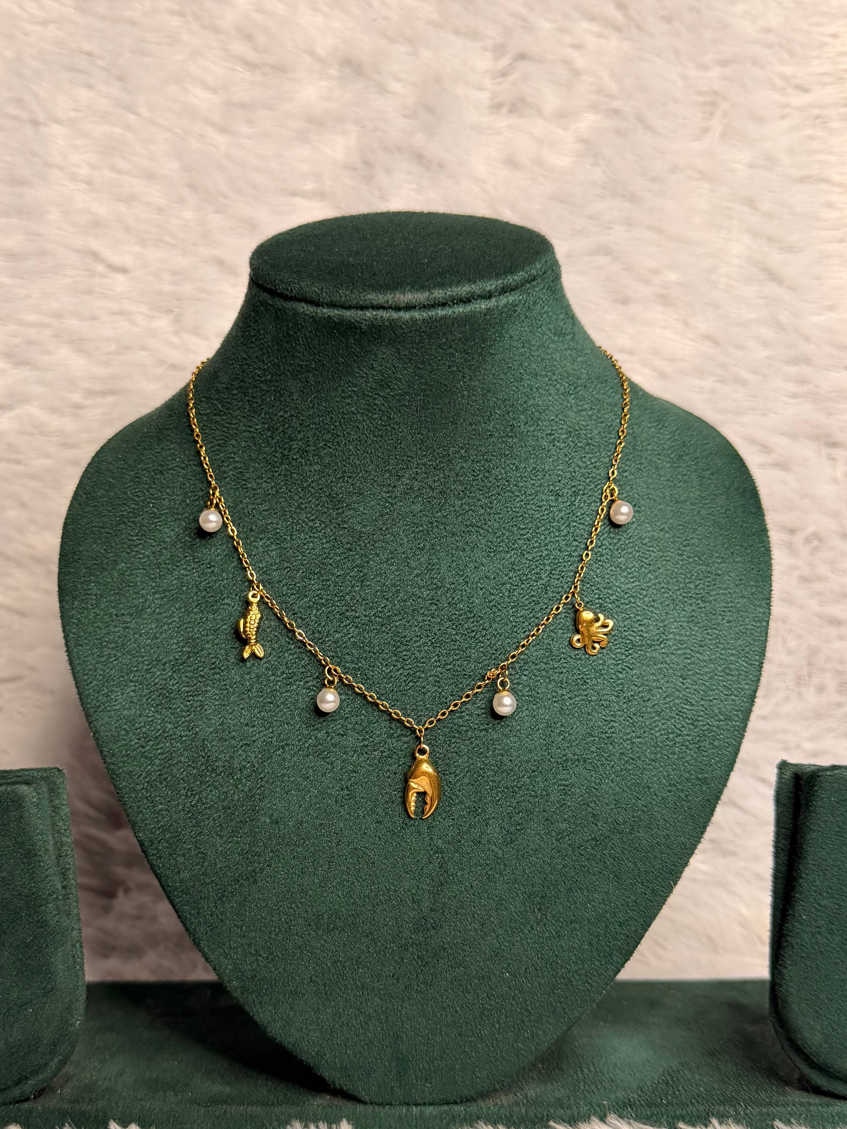 Minimal Sea Life Necklace