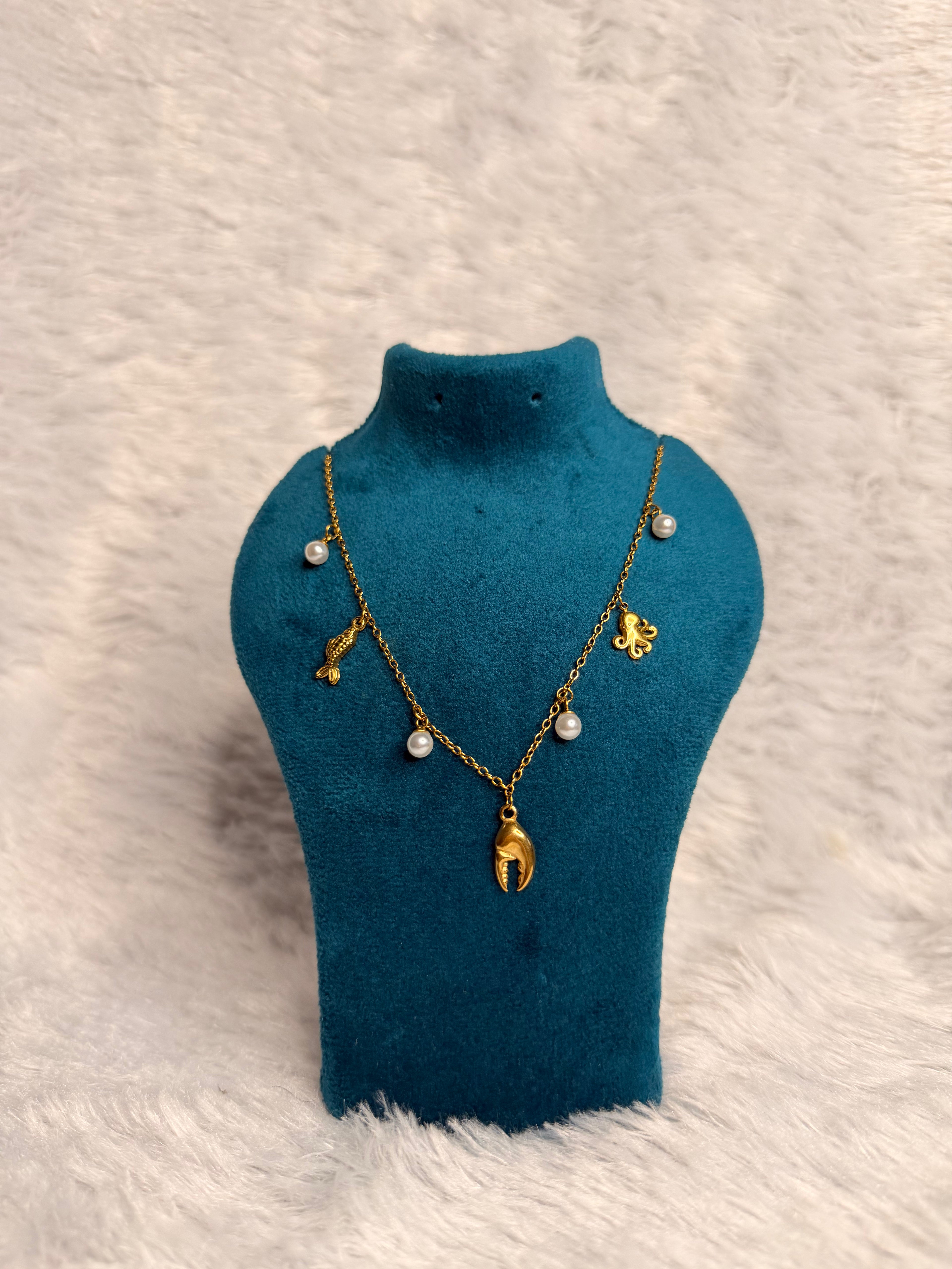 Minimal Sea Life Necklace