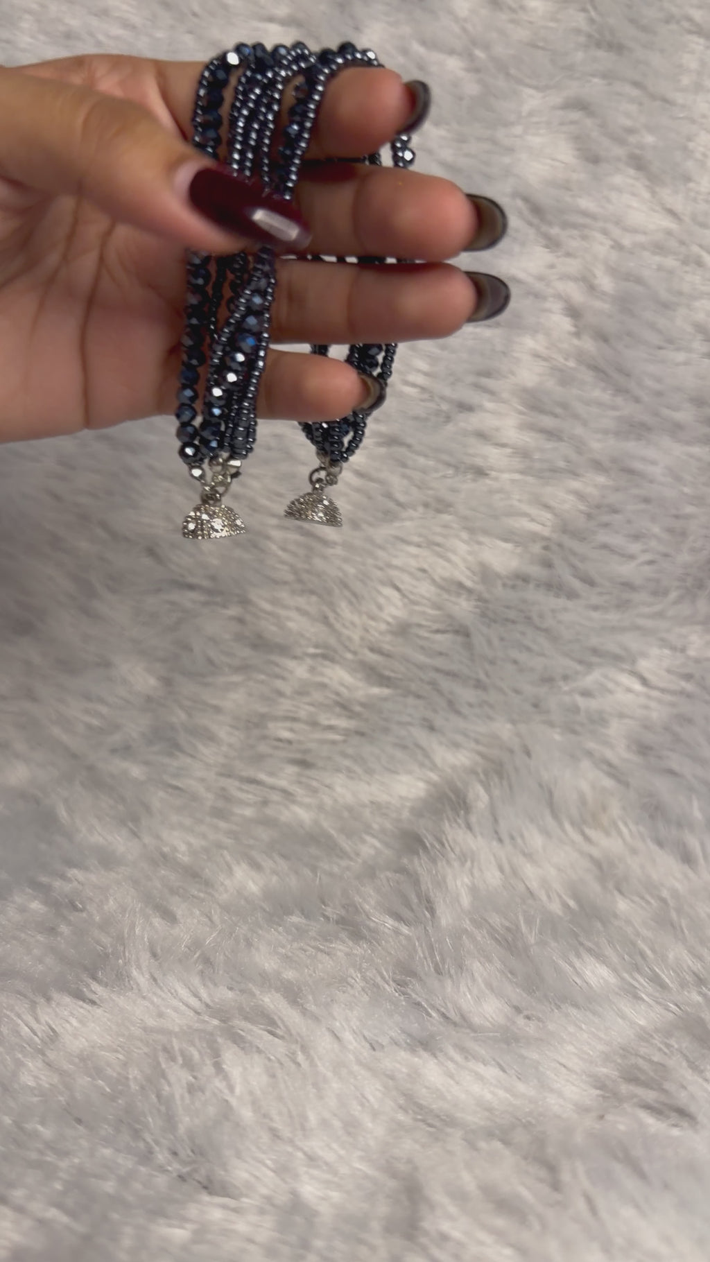 Navy Blue Magnet Bracelet
